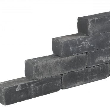 Blockstone stapelblok 15x15x30cm Zwart