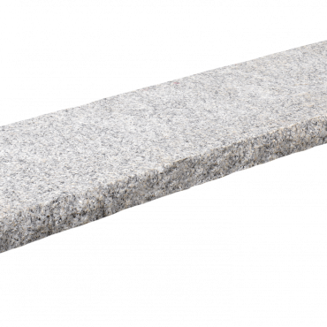 Afdekplaat-vijverrand met waterkering Graniet G603 Rockface100x25x4cm