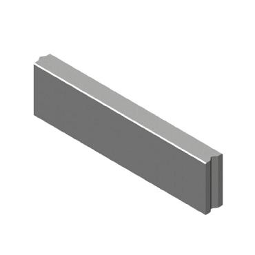 Opsluitband 10x20x100cm grijs
