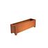Andes with Feet 2000 x 500 x 600mm CorTen 2mm (CAP22)