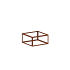 CorTen Plantframe 800 x 800 x 400mm CorTen 3mm (CPF5)