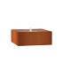 CorTen Watertable  1000 x 1000 x 400mm CorTen 3mm (CB12)