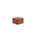 Sockel 600 x 600 x 400mm CorTen 2mm (CK23)