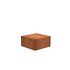 Sockel 800 x 800 x 400mm CorTen 2mm (CK22)