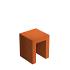 U-Sockel 500 x 500 x 600mm CorTen 2mm (CKU4)