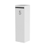 Letterbox Aluminium Hacon 350 x 350 x 1200mm Aluminium 3mm (HAA1)