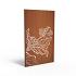 CorTen Panel Nature 1100 x 50 x 1800mm CorTen 2mm (CPN6 (1pc))