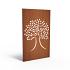CorTen Panel Abstract 1100 x 50 x 1800mm CorTen 2mm (CPA6 (1pc))