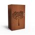 CorTen Panel Abstract 1100 x 50 x 1800mm CorTen 2mm (CPA7 (5pcs))