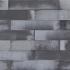 patioblok strak 60x12x12 cm grijs zwart