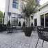 GeoCeramica® 60x60x4 Concreet Flower decorate
