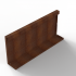 Plantenbak Module+ Recht Paneel (A) 90x42 Corten