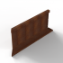Plantenbak Module+ Inwendig hoekpaneel (C) 90x42 R Corten