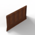 Plantenbak Module+ Parallel paneel (E) 90x42 R Corten
