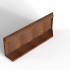 Plantenbak Module+ Uitwendig hoekpaneel (B) 90x28 L Corten
