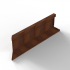 Plantenbak Module+ Inwendig hoekpaneel (C) 90x28R Corten