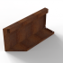 Plantenbak Module+ Uitwendig hoekpaneel (B) 60x28 R Corten
