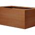 Bloembak vlak - 60x90x60 cm Corten