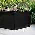 Plantenbak Vlak Grafietzwart 150x90x40 cm