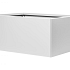 Bloembak vlak - 60x90x60 cm Wit