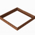 Plantenbak Module+ Corten 240x240x28 cm