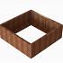 Plantenbak Module+ Corten 120x120x42 cm