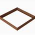 Plantenbak Module+ Corten 360x360x42 cm