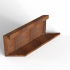 Plantenbak Module+ Parallel paneel (E) 60x28 L Corten