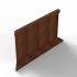 Plantenbak Module+ Inwendig hoekpaneel (C) 90x56 R Corten