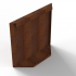 Plantenbak Module+ Kopschot paneel (D) 60x56 Corten