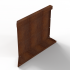 Plantenbak Module+ Inwendig hoekpaneel (C) 60x56 R Corten