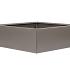 Bloembak vlak - 120x120x40 cm Taupe