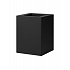 Bloembak vlak - 30x30x40 cm Grafiet zwart