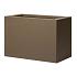 Bloembak vlak - 30x60x40 cm Supra bruin