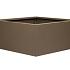 Bloembak vlak - 90x90x60 cm Supra bruin