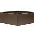 Plantenbak Vlak Supra Bruin 210x210x40 cm bruin