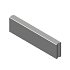 Opsluitband 10x20x100cm grijs