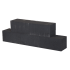 Patioblok strak 45x15x15cm Antraciet