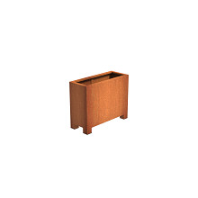 Andes with Feet 1000 x 400 x 800mm CorTen 2mm (CAP24.3)