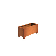 Andes with Feet 1200 x 500 x 600mm CorTen 2mm (CAP22.2)