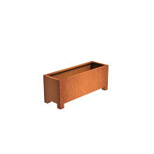 Andes with Feet 1500 x 500 x 600mm CorTen 2mm (CAP22.1)