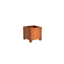 Andes with Feet 700 x 700 x 700mm CorTen 2mm (CAP7)