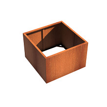 Andes without bottom 1200 x 1200 x 800mm CorTen 2mm (CAW4.1)