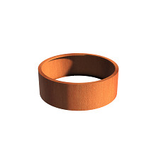 Atlas without bottom Ø1200 x 600mm CorTen 2mm (CTW4.2)