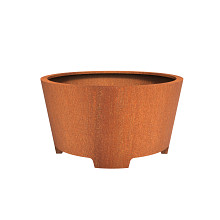 Cado with feet Ø1500 x 800mm CorTen 3mm (CCP2.1)