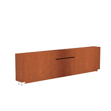 CorTen Pondwall 2500 x 250 x 600mm CorTen 2mm (VCM1.2)