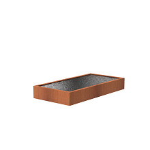 CorTen Pond 3000 x 1500 x 400mm CorTen 3mm (VC5.1)