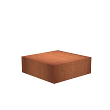 Sockel 1200 x 1200 x 400mm CorTen 2mm (CK20)