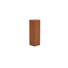 Sockel 300 x 300 x 1000mm CorTen 2mm (CK10)