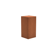Sockel 500 x 500 x 1000mm CorTen 2mm (CK2)